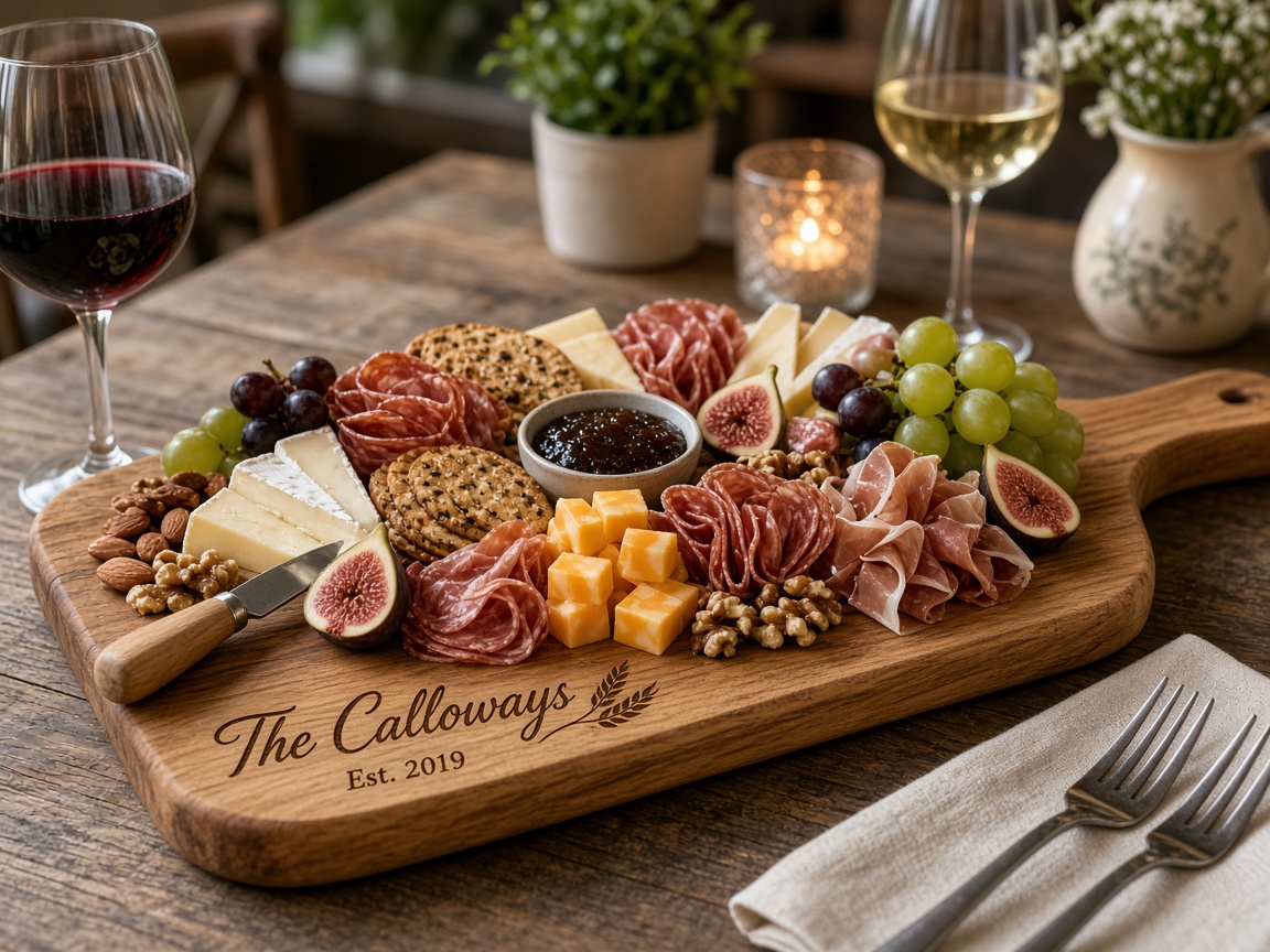 Charcuterie & Serving Boards concept mockup